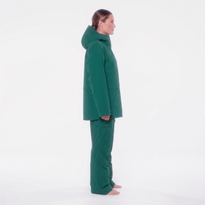 Traje de esquí a prueba de viento para mujer, cálido, impermeable, grueso, para nieve, con cremallera, ropa deportiva para esquí al aire libre - Product Image 5