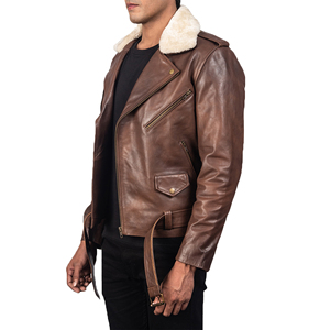 Nouvelle conception confortable, veste en cuir pour homme, best-seller, veste en cuir fourrée pour l'hiver, veste d'hiver pour homme - Product Image 2