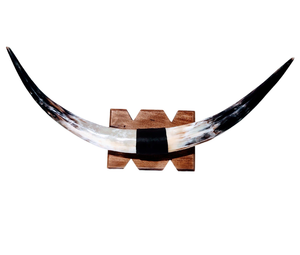 Buffalo Decorative Horn Item Sculpture for Living Room Office Interior <b>Decoration</b> Buffalo Horn 2 Pieces Decorative Item - Product Image 4