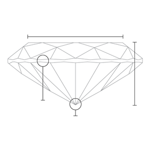 Diamant de laboratoire certifié IGI, taille ovale 1,00 carat, couleur D, clarté VVS2, excellente taille, pour la fabrication de bijoux en or. - Product Image 4