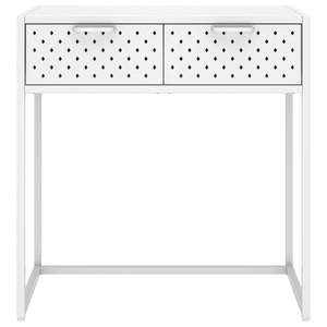 Table console en acier blanc avec pieds réglables standard - Product Image 3