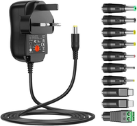 Alimentation électrique 36W 3V-12V 3A, adaptateur universel pour caméra CCTV, haut-parleurs, routeurs, lampe LED, tablette, liseuse électronique, radio, alarme, boîtier TV