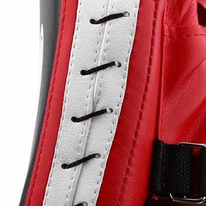 Professional All-Red Curved Boxing <b>Focus</b> Mitts - Durable Synthetic Leather Punching <b>Pads</b> for MMA & Muay Thai - High-Density - Product Image 6