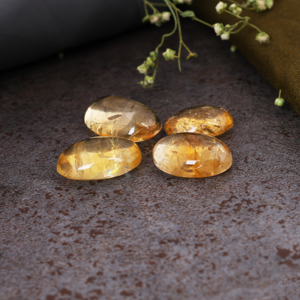 Yellow Citrine Cabochon Loose Gemstone for Handmade Jewelry Pendant and Ring Making Natural Yellow Citrine Loose Cabochon - Product Image 2
