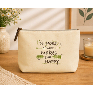 Bolsa de Algodón con Cierre y Diseño de Unicornio, Venta al Por Mayor |   Linda Bolsa de Maquillaje y Organizador de Viaje |   Bolsa de Tela Personalizada - Product Image 2