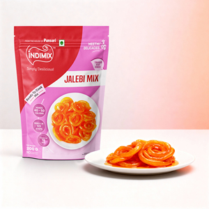 Pansari Indimix Jalebi Mix 200g Pré-mélange instantané pour Jalebi - Product Image 3