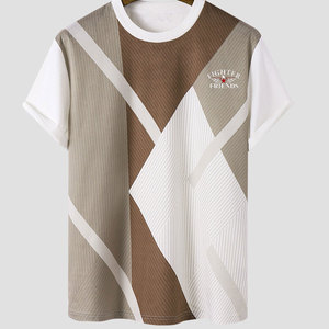 T-shirts pour hommes en coton 100% - Coupe ample - Design imprimé - Nouveau style - Taille personnalisée - Meilleure qualité - Vente en gros - Product Image 1