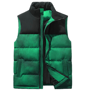 Men Casual Sleeveless Winter Puffer Vest Quilted Jacket Warm Lightweight Body <b>Warmer</b> Outdoor Wear OEM Supplier - Product Image 1