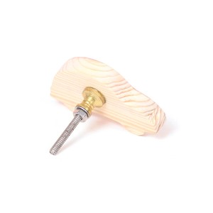 Tiradores de Madera de Pino Rojos Hechos a Mano para Gabinetes de Dormitorio y Uso Exterior - Tiradores Duraderos para Muebles Infantiles - Product Image 2