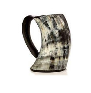 Mug à boire en corne naturelle, fait main, style viking, tasse à bière en corne d'animal polie, vaisselle en corne pour fête, mariage, cadeau - Product Image 5