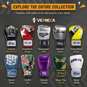ถุงมือชกมวย Fairtex สีชมพู-ดำ คุณภาพสูง สำหรับฝึกซ้อมและแข่งขัน มวยไทย คิกบ็อกซิ่ง ผลิตจากหนังแท้ - Product Image 6