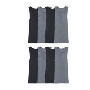 Débardeur d'été décontracté et confortable pour hommes Maillot de corps en coton mélangé imprimé Technique Versatile Variety Sleeveless Bangaldesh - Product Image 3