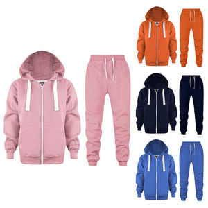 Service OEM, Ensemble de jogging streetwear uni, coupe classique, délavé à l'acide, 100% coton, séchage rapide, léger, avec capuche - Product Image 4