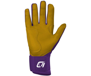 Gants de frappeur de baseball personnalisés Beucebolt, qualité supérieure, directement de l'usine, paume en cuir Cabretta, dos en cuir de vachette, ambidextres, fermeture auto-agrippante - Product Image 2