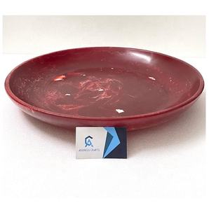 Plato para servir ensalada de resina hermosa de estilos occidentales, colores personalizados y el mejor tamaño disponible, platos de vajilla seguros para alimentos - Product Image 1