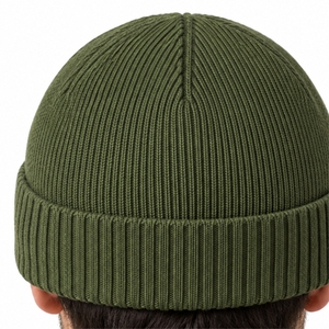 Gorro de Punto Acanalado Unisex, Cálido y Cómodo, Tejido de Punto Acanalado, Sensación Suave, Ajuste Elástico, para Clima Frío, Uso Diario, Estilo Clásico, Gorro Hecho a Medida - Product Image 6
