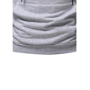 Sudadera con capucha transpirable de moda urbana para hombre con cremallera de un cuarto, la más barata, ropa deportiva para hombre - Product Image 6