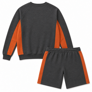 Conjunto de Sudadera y Pantalones Cortos de Algodón para Hombre, Chándal Informal de Dos Piezas, Sudadera con Capucha y Pantalones Cortos, Ropa Deportiva de Verano - Product Image 2