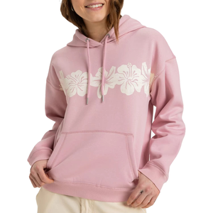 Sudadera con Capucha Rosa para Mujer, Estampado Floral, Felpa, Corte Regular, Informal, para Primavera - Product Image 4