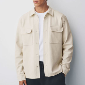 Top Selling Men Shackets Trench 100% Cotton Eco-Friendly Breathable Casual Wear New Arrival - Product Image 1