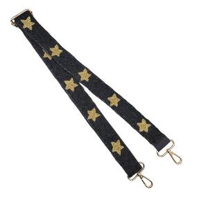 Sangle de sac/bandoulière tendance de luxe, brodée à la main avec des perles de rocaille et des lettres, artisanat MS, couleur et forme personnalisables - Product Image 3