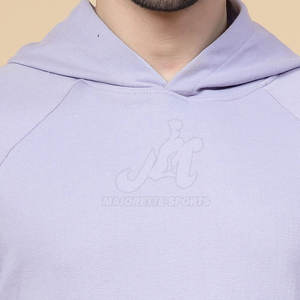 Ensemble de survêtements pour hommes, design tendance, hiver, manches longues, couleur noire unie, en vente - Product Image 5