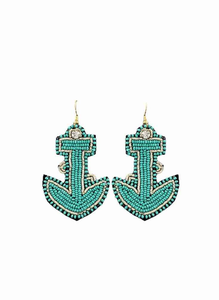 Bead-Encrusted Embroidered <b>Earrings</b> for Gifting Beaded <b>Drop</b> <b>Earrings</b> Fashion Accessories by MD HANDICRAFTS - Product Image 4