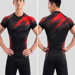 T-shirt de sport unisexe à manches longues, col rond, respirant, à séchage rapide, anti-transpiration, en spandex/polyester, pour entraînement/course à pied - Product Image 4