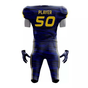 Uniformes de Fútbol Americano Sublimados Personalizados al por Mayor, Uniformes de Fútbol Americano de Alta Calidad, Lisos, de Color Sólido y Corte Ajustado - Product Image 5