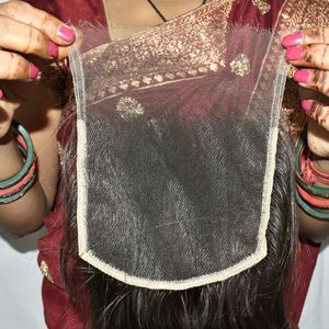 Cabello Humano Natural Ondulado con Cierre HD de Encaje, Trama Doble a Máquina, Cabello Virgen con Cutícula Alineada, Estilo Ondulado Corporal, Paquetes Indios de Cabello de Templo - Product Image 3