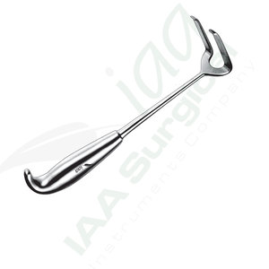 Écarteur chirurgical Ollier 25 mm 25 cm manuel en acier inoxydable, instrument de chirurgie générale, classe I, certifié CE, usage hospitalier - Product Image 2