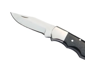 Couteau pliant artisanal en acier inoxydable avec manche en Micarta, couteau de camping à lame pointue, couteau de poche à verrouillage arrière avec étui - Product Image 2