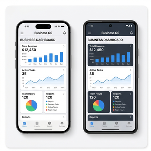 Application de gestion d'entreprise Royalcraft – Outils de CRM, comptabilité, gestion des stocks, des ventes et des équipes pour iOS/Android - Product Image 1