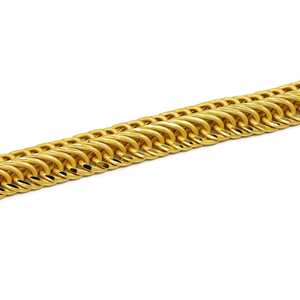 Pulseras de Cadena de Serpiente con Baño de Oro Micro de 14K, 18K, 24K al por Mayor, Joyería de Moda para Hombre, Pulsera de Eslabones de Latón con Micro Oro - Product Image 2