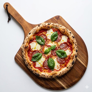 Planche à pizza en bois d'acacia naturel de haute qualité avec poignée, plateau de service pour la cuisine, en provenance du Vietnam - Product Image 2