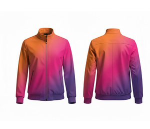 Chaqueta Deportiva Ligera con Cierre para Sublimación, Ropa para Correr y Fitness, Cálida, Transpirable y de Secado Rápido |   Tallas Hombre Mujer Juvenil - Product Image 1