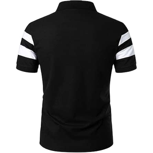 Polo homme premium 100% coton, tissu respirant, mode européenne, manches courtes, logo personnalisé, fabrication OEM - Product Image 1