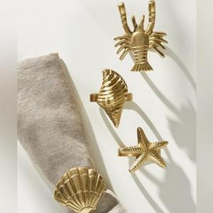 Anillos de Servilleta Plateados, Accesorios de Decoración para Mesa, Juego de 4 Anillos de Servilleta Hechos a Mano, Diseños Personalizables, Grado Alimenticio - Product Image 6