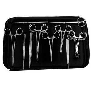 Kit profesional de 18 piezas de instrumentos quirúrgicos de acero inoxidable, herramientas médicas quirúrgicas para quirófano, EE. UU. y Europa - Product Image 3