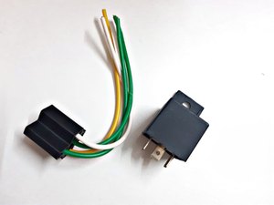 Custom Automotive Wiring Harness with Relay Base <b>12V</b> 24V Automotive 5-way Relay Bracket 5-pin 40A Relay <b>Socket</b>. - Product Image 5