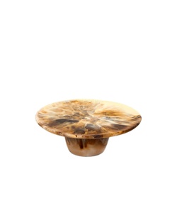 Vente chaude Résine Gâteau Stand Fabriqué À La Main Élégant Piédestal pour Gâteaux Support Décoratif Moderne Maison À Manger Élégant Pièce De Service - Product Image 5