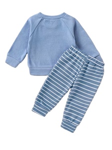 Customized Brand Baby Casual Classic Color-Block Print Zip-<b>Up</b> Hooded Jersey Sweatshirt 100% Cotton ODM Autumn Winter Knitted - Product Image 3