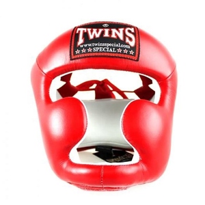 Protector de cabeza para entrenamiento de kickboxing, modelo Twin, multicolor amarillo, de cuero genuino de vaca, cara abierta, para Muay Thai. - Product Image 4