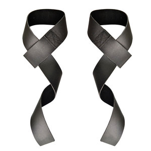 Heavy-Duty Adjustable Leather Lifting <b>Straps</b> Anti-Slip Lightweight for Closure Bodybuilding Weightlifting <b>Straps</b> for Gym Workout - Product Image 6