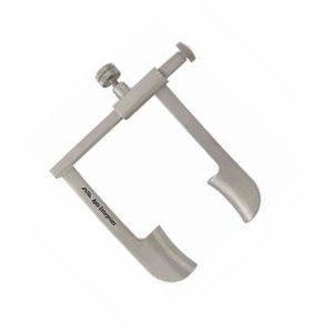 Spéculum ophtalmique chirurgical en acier inoxydable de haute qualité, à vis de blocage, manuel, grande taille, lame de 15 mm, 4,5 cm de longueur totale - Product Image 6