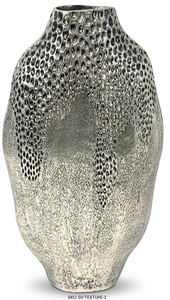 Jarrón Metálico Plateado con Diseño Geométrico de Panal de Abeja - Maceta de Aluminio Resistente a la Oxidación para Decoración Interior Moderna y Regalos - Product Image 3