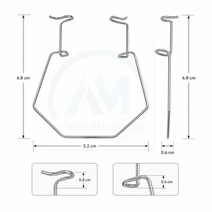 Spéculum ophtalmique en acier inoxydable, rétracteur pour chirurgie oculaire, instrument chirurgical d'ophtalmologie - Product Image 4