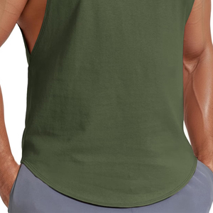 Camiseta Deportiva sin Mangas para Hombre, 100% Poliéster Transpirable, Ropa de Gimnasio Personalizada, Fabricante Mayorista de Ropa Deportiva OEM ODM - Product Image 6