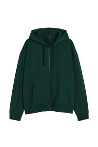 Sweat-shirt polaire tendance de couleur unie pour hommes 300g Sweat-shirt à capuche en coton et polyester de style américain avec motif à carreaux Utilisation hivernale en extérieur - Product Image 6