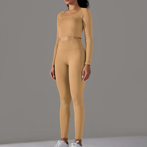 Ensemble de yoga sans couture pour femmes, best-seller, legging de sport taille haute et soutien-gorge de sport, ensemble 2 pièces pour femmes, ensemble de fitness pour l'entraînement - Product Image 5